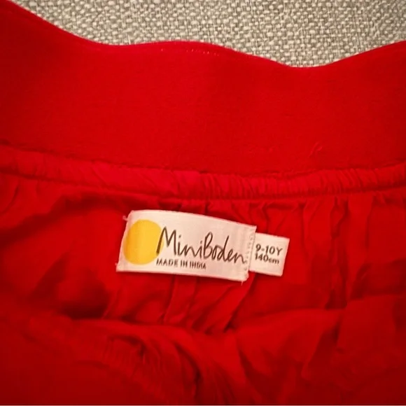 Mini Boden Pink Tulle Skirt with Yellow Waistband - Picture 4 of 4